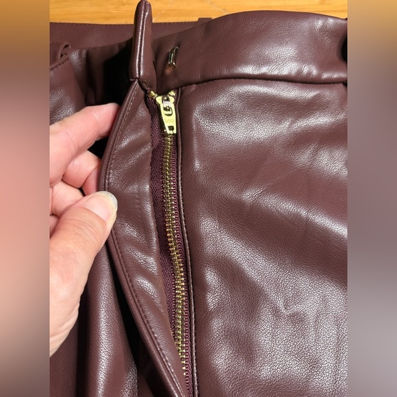 NWT Jonathan Simkhai- Pauline Faux Leather Pants. Size 12 - Picture 13 of 13